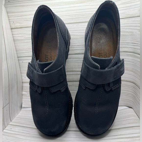 NAOT BLACK LEATHER LOAFERS MADE IN ISRAEL size 40 W-9 M-7 - Picture 3 of 10